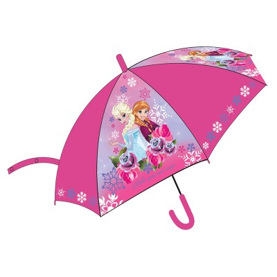Umbrela manuala de ploaie Frozen, roz, 69 cm