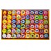 Set 60 ștampile de jucărie pentru copii, multicolore