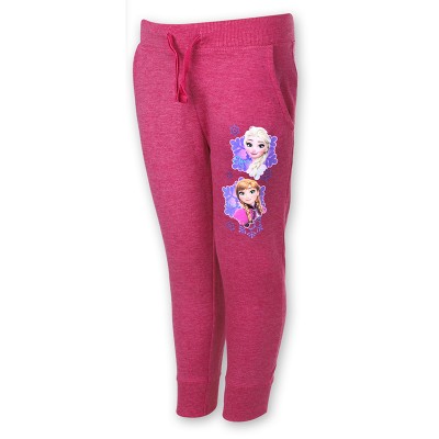 Pantaloni de trening Frozen, roz inchis